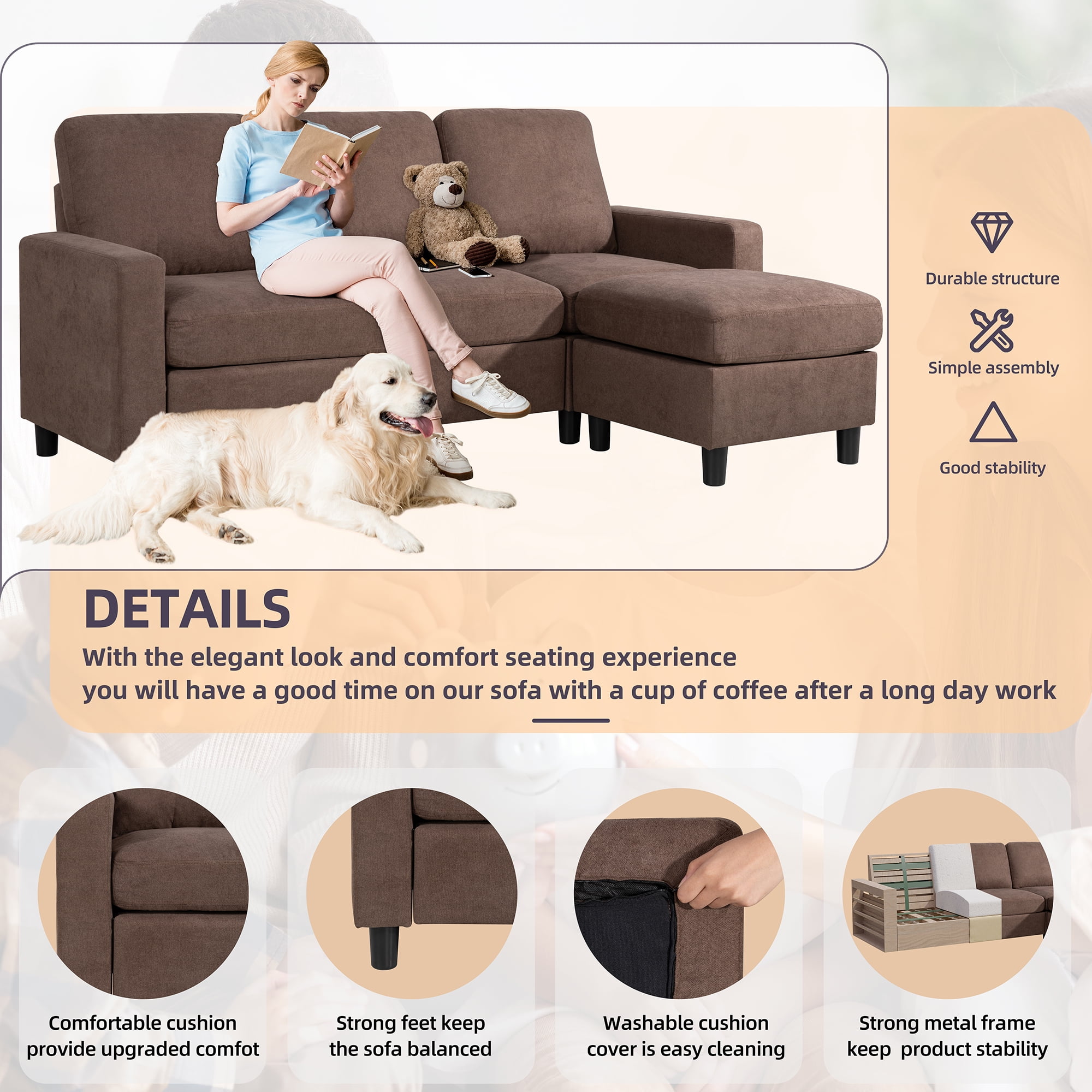 Newton sleeper sofa with storage chaise online
