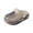 1-Grey364, variant on Girls Solid Jelly Slippers Casual Beach Breathable Non- Soft Sole Garden Clogs