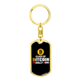 thumbnail image 4 of Class of Bitcoin Crypto Stainless Steel or 18k Gold Premium Swivel Dog Tag Keychain, 4 of 16