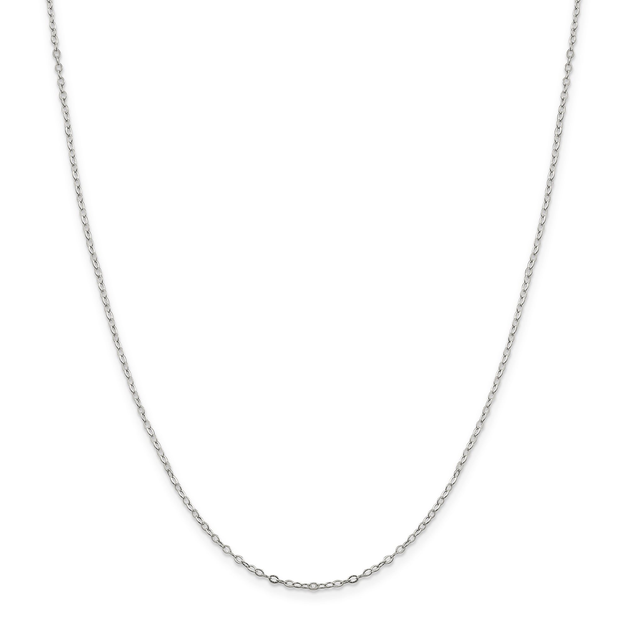 Everyday Circle Necklace .925 Sterling Silver Waterproof Nickel Free Dainty Necklace Silver