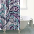 thumbnail image 4 of Boho Theme Polyester Shower Curtain for Bathroom with Hooks and Weighted Hem, Waterproof Bath Decor Sets Hotel Style - Machine Washable,72x72in, 4 of 5