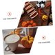 thumbnail image 5 of 4 posavasos de manteles individuales de Halloween para mesa de comedor, linterna plegable, accesorios para el hogar, decoración, manteles individuales de calabaza, juego de 4 manteles individuale, 5 of 5