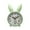 Green, variant on Kugisaki Analog Alarm Clock with Nightlight Unique Cute Shape Modern Electronic Clock for Bedroom Home，Ideal Gift