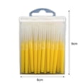 thumbnail image 5 of 40Pcs/Box Interproximal Brush Safe Ergonomic Stainless Steel Wire Health Care Interdental Brush for Home ,Orange, 5 of 7