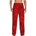 thumbnail image 3 of Disketp Red Rose Men'S Pajama Pants - Ultra Soft Fleece Sleep And Lounge Pants (Size: S-Xxl), 3 of 9