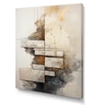 thumbnail image 2 of Designart "Neutral Tone Stone Canvas I" Spiritual Stone Canvas Wall Art, 2 of 7