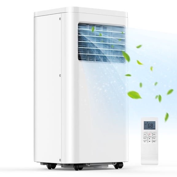KNDKO Portable Air Conditioner 8000 ASHRAE BTU/5000 BTU DOE Vented Medium Room Portable AC , Remote Included