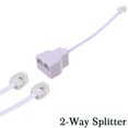 thumbnail image 4 of GHSDFBB 2 Pack Telehone Ethernet Telephone Cable Adapter,White RJ11 6P4C 1 Female to 2 Female Telephone Line Splitters, Telephone Landline Cable Connector and Separator,RJ11 Modular Adapter, 4 of 7