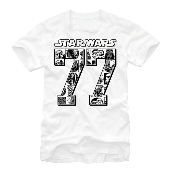Men's Star Wars Comic Characters 77  Graphic Tee White Small