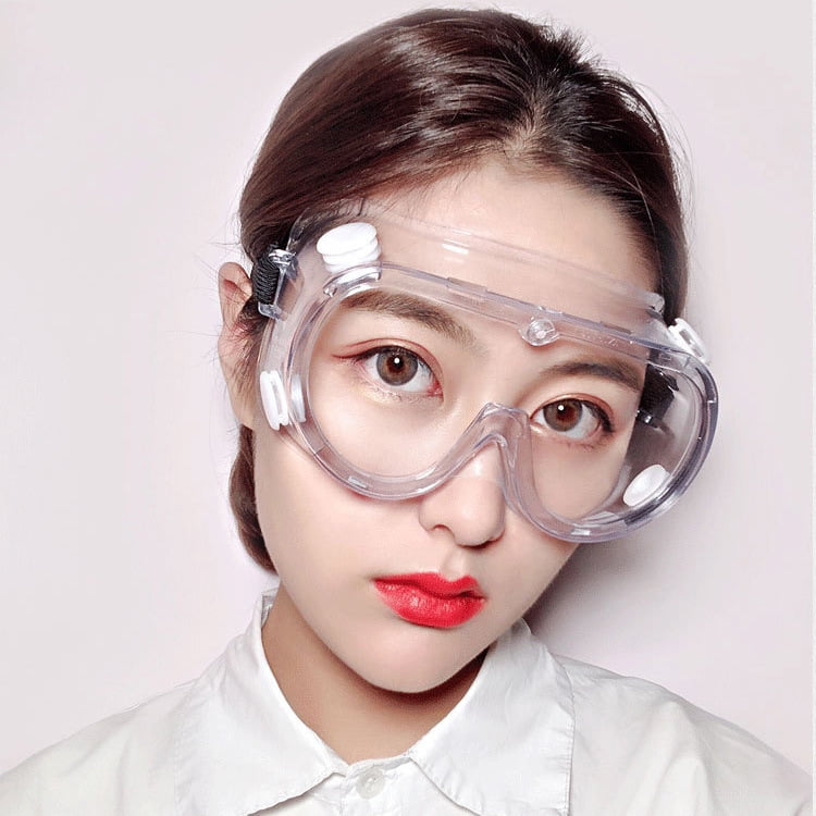 Comfortable high definition anti haze anti liquid goggles tansparent Walmart
