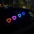 thumbnail image 3 of Luz Led Solar Para Coche En Forma De Corazón, 3 of 6