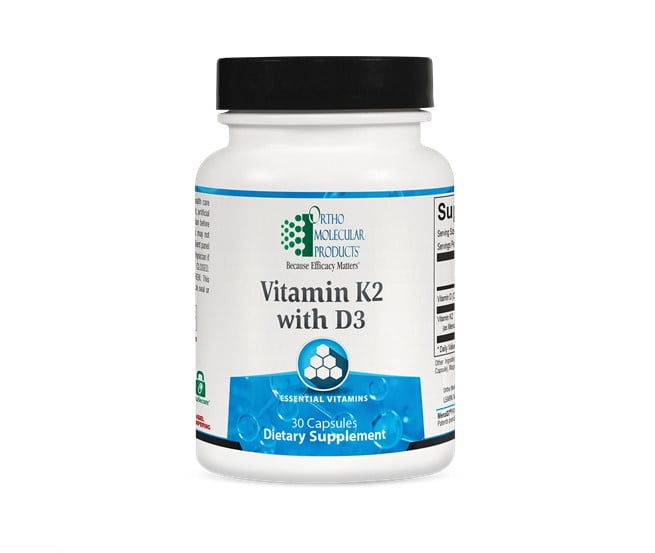 Vitamin K2 with D3 (30ct) by Ortho Molecular Products