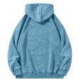 thumbnail image 5 of Resicozy Mens Quarter Zip Sweatshirts Vintage Casual Comfort Streetwear Sweatshirt with Pockets 2025 Light Blue 3XL, 5 of 6