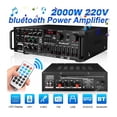 thumbnail image 2 of DC12V Car Home Amplifier 2 Channel Powerful Car Subwoofer Aluminum Alloy Vehicle Power Stereo Amp Sound Amplifiers, 2 of 6