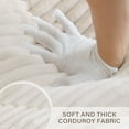 thumbnail image 5 of YINIX Oversized Bean Bag Chair with Backrest and Cushion, Cozy Round Floor Sofa for Living Room, Beige, 5 of 7