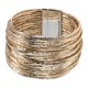 thumbnail image 5 of Pulsera de mujer tipo brazalete premium, accesorios para atuendos, fácil de usar, regalo, brazalete versátil con cierre, elegante Estilo dorado B, 5 of 8