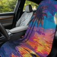 thumbnail image 4 of XYZCANDO Car Seat Towel Cover Versatile Car Seat Cover Towel for Running Beach Workout, Towel Car Seat Cover Sweatproof, Vibrant Tropical Beach Sunset, 4 of 11