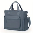 thumbnail image 1 of Simple Lunch Insulated Shoulder Bag, Solid Color Portable Bento Handbag For Women, 1 of 5