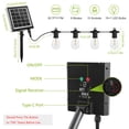 thumbnail image 4 of PMS Outdoor 46' Solar with USB-C Charging Waterproof LED String Light (16 Pack), 4 of 9