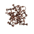 thumbnail image 3 of 12 piezas tornillo trasero pendientes hallazgos abrir bola fabricación DIY Cobre Sunnimix Resultados de la joyería del pendiente del clip, 3 of 7