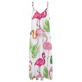 thumbnail image 4 of Flamingo Pattern Sleeveless Dress for Women Clothing Female Women's Summer Skirt, 4 of 7