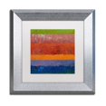 thumbnail image 2 of Trademark Fine Art "Poppies" Canvas Art by Michelle Calkins, White Matte, Silver Frame, 2 of 4