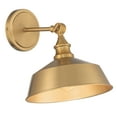 thumbnail image 4 of Trade Winds Grady 1-Light Wall Sconce in Natural Brass, 4 of 5