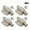White, variant on 4x Push To Open Magnetic Drawer Cabinet Doors Latch Catch Touch Kitchen Cupboard