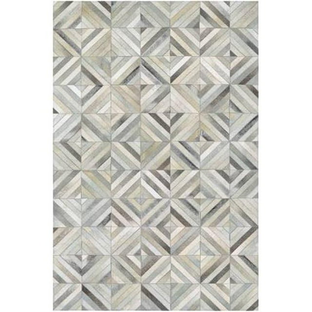 Couristan 03959276020040T 2 Pi x 4 Pi Chalet Blocs Tapis&44; Ivoire