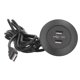 thumbnail image 3 of Toma de carga USB para sofá, instalación empotrada, puertos de carga USB dobles, para uso doméstico, color negro, 3 of 15