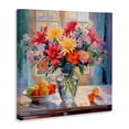thumbnail image 2 of Stupell Industries Eclectic Summer Flowers & Fruit Canvas Art, 17 x 17, by Creative Studio, 2 of 8