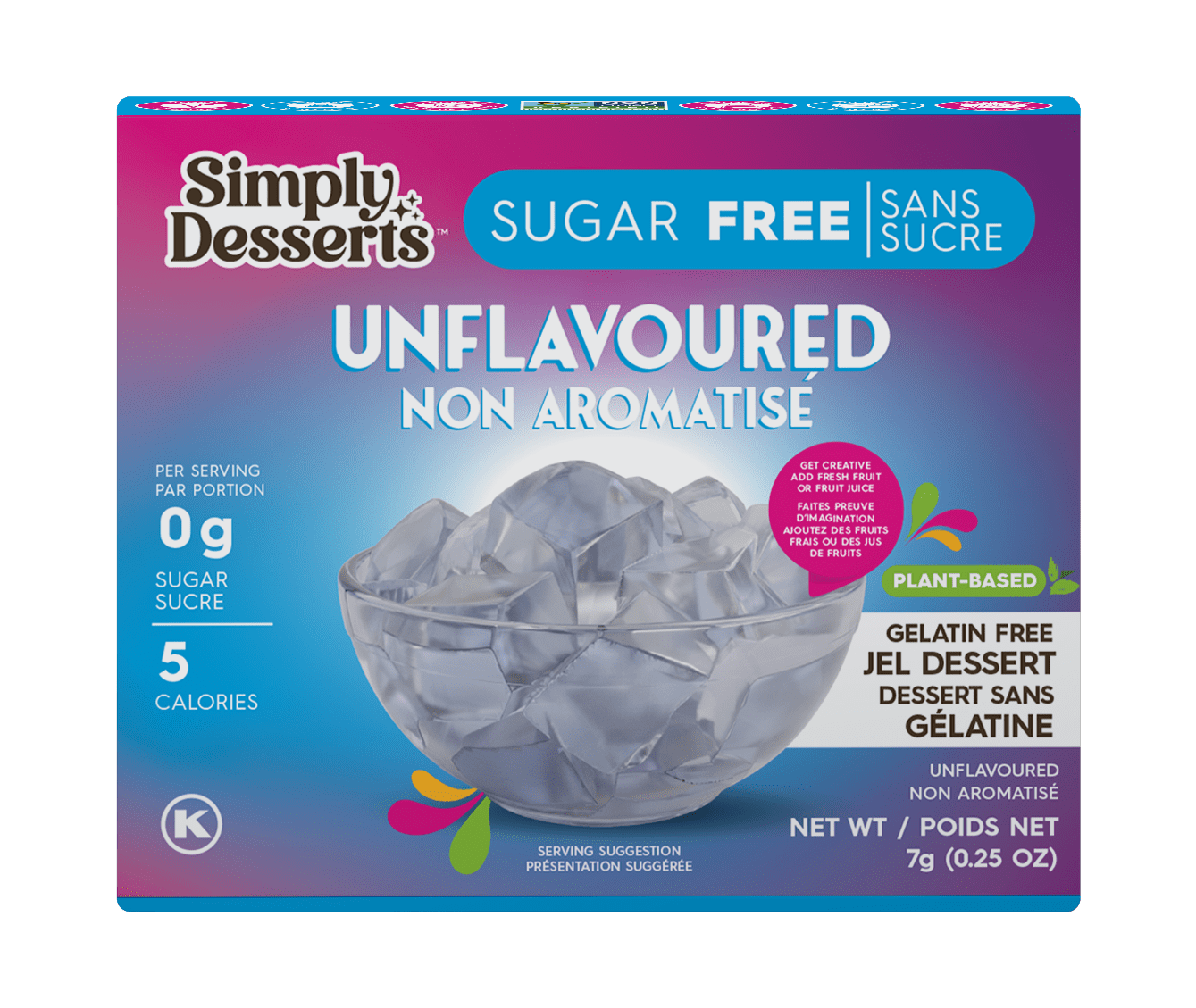 Simply Desserts - Unflavoured Jel Desserts, 7g