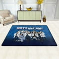 thumbnail image 2 of Greys Anatomy Area Rug Cartoon Carpet for Bedroom Livingroom Children Room Home Decor Floor Art Decor Polyester Carpet, 2 of 7