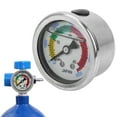 thumbnail image 2 of Lightweight Air Pump Pressure Gauge, Pump Gauge, 0-6000 PSI Diving Manometer, For Diving Pressure Measuring, 2 of 8