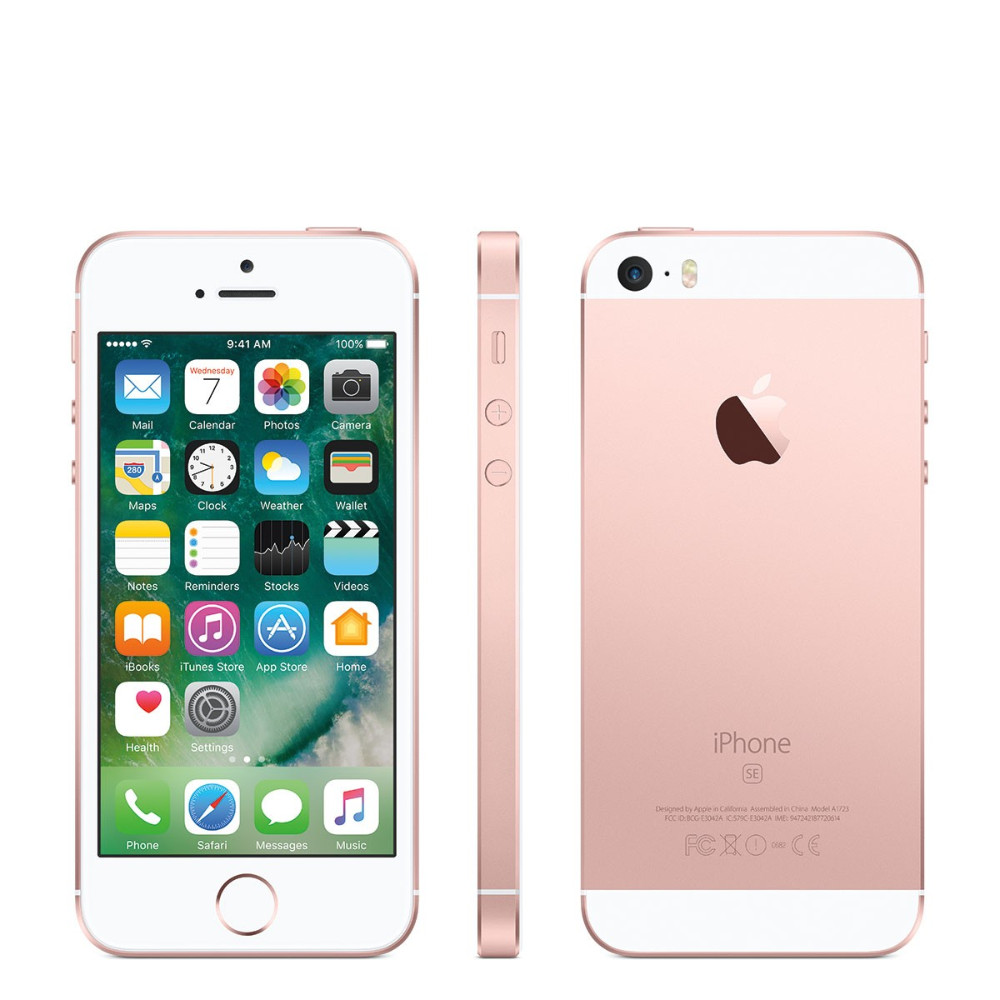 Apple Iphone Se Verizon Gsm Unlocked Rose Gold 64gb Certified Refurbished Walmart Com