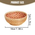 thumbnail image 3 of Pantry Organizers and Storage Clearance! Small Storage Basket Fruit Basket for Kitchen Baskets for Shelves Wicker Storage Basket Storage Woven Baskets for Organizing Woven Basket Wall Decor A Bamboo, 3 of 8