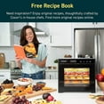 thumbnail image 2 of COSORI Premium Food Dehydrator (50 Recipes) Dryer Machine with Temperature Control, 6 Stainless Steel Trays, Black, 2 of 5