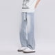thumbnail image 1 of Pantalones largos para hombre, color liso, con bolsillos y cordón, pantalones vaqueros para hombre, pantalones de algodón., 1 of 8
