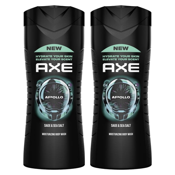 AXE Body Wash Moisturizing Apollo Paraben-Free & Sulfate-Free, 16 fl oz Twin