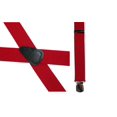 thumbnail image 4 of CTM  Elastic with Anti Slip Pin Clip 1 1/2 Inch Solid Suspenders (Men), 4 of 4