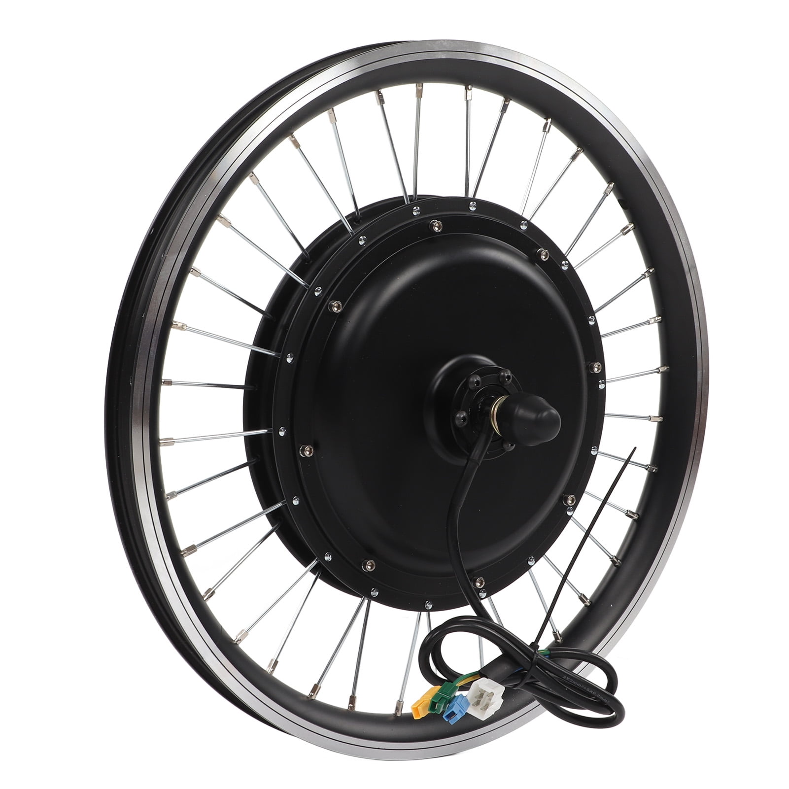 20 Pouces Velo Electrique Roue Kit Velo Electrique Conversion Roue Kit Forte Capacite Portante Impermeable a l Eau avec Controleur 30A pour Scooter