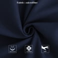 thumbnail image 3 of Lorviah Satin Body Pillowcase, Ultra Soft & Breathable 20"x54" Cover for Hair & Skin, Hypoallergenic, Hidden Zipper Closure, Navy Blue, 3 of 5