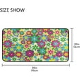 thumbnail image 3 of Dreamtimes 39x20 Inch Area Rug Floral Daisy Pattern Door Mat Washable Non-Slip Throw Floor Carpet Comfort Standing Mat for Kitchen, Floor, Office, Sink, Laundry, 3 of 6