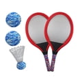 thumbnail image 3 of CATIEBYE 1 Pair Red Lightweight Badminton Racket with EVA Grip for Outdoor and Indoor Play, 3 of 3