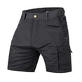 thumbnail image 2 of Cargo Shorts for Men Summer Casual Lightweight Waterproof Durable Utility Work Shorts with Pockets, 2 of 4