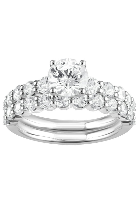 3.00 Ct Round Lab Grown Diamond Engagement Ring in 10K for Women (HI-SI/I1) for Women