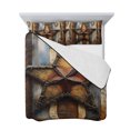 thumbnail image 7 of Farmhouse Retro Twin Size Down Alternative Comforter, Lightweight Comforter Quilt Bedding Set with Pillow Shams Brown Country Texas Star Wooden Grain All Seasons Bed Comforter Duvet Insert 68"x86", 7 of 7