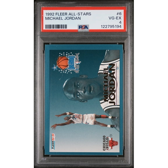 1992 Fleer All Star Michael Jordan #6 PSA 4