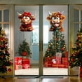 thumbnail image 5 of Hometravel Christmas Window Decorations, Cute Animal Theme Window Display, Festive Window Stickers and Decor for Seasonal Storefronts, Home, 5 of 7
