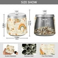 thumbnail image 2 of Yayeee Ashtray with Lid for Cigarette Smokeless Stainless Steel Home Ash Holder, Retro Rainbow, 2 of 7